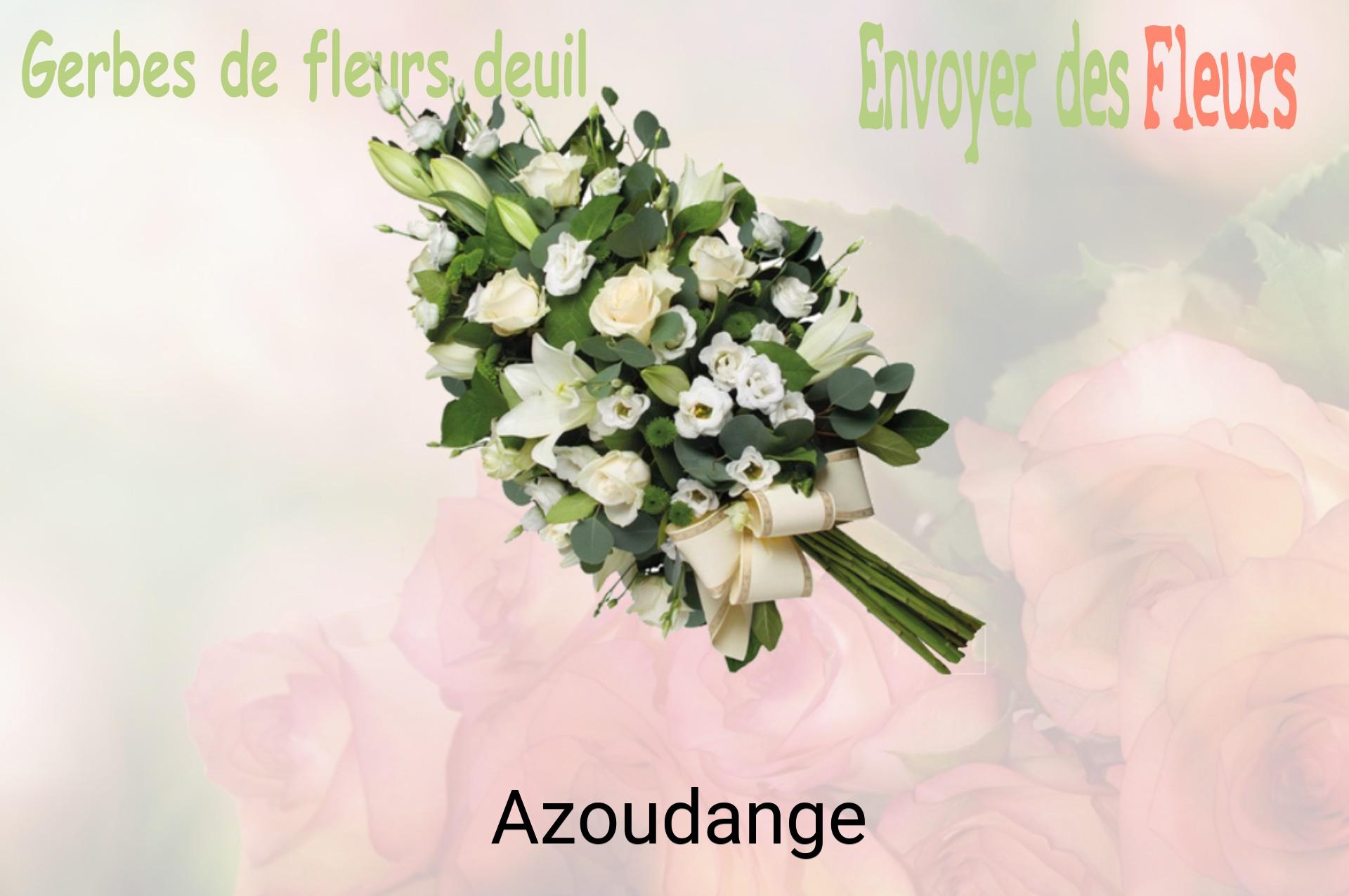 Gerbe de fleurs de deuil livrée à Azoudange